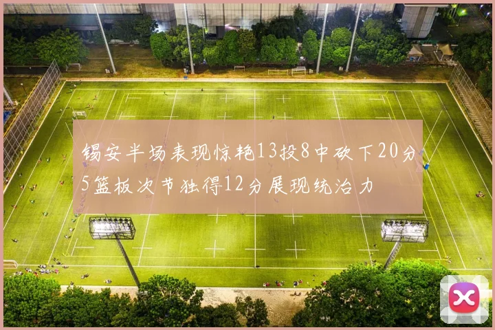 锡安半场表现惊艳13投8中砍下20分5篮板次节独得12分展现统治力